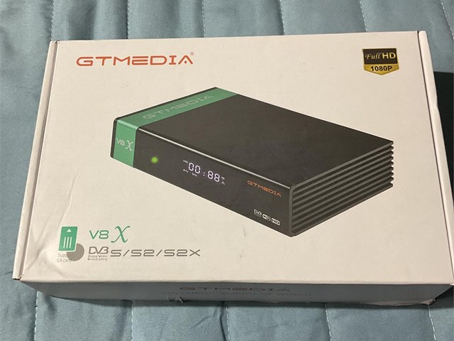 Decodificador satélite GT media, V8X