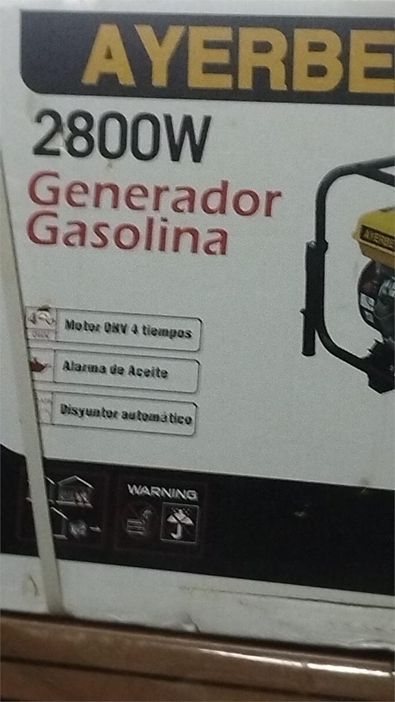 Foto 1 Grupo electrógeno de 2800 watios