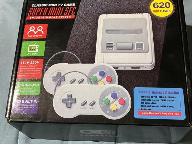 Mini consola para televisión.