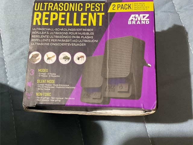 Repelente ultrasónico de insectos y ratones